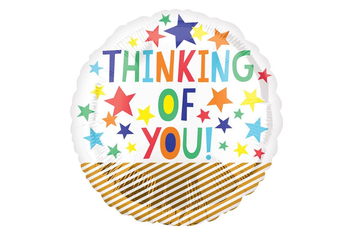"Thinking of you" Helium Balloon