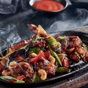 Chicken Sizzling Pathani Half
