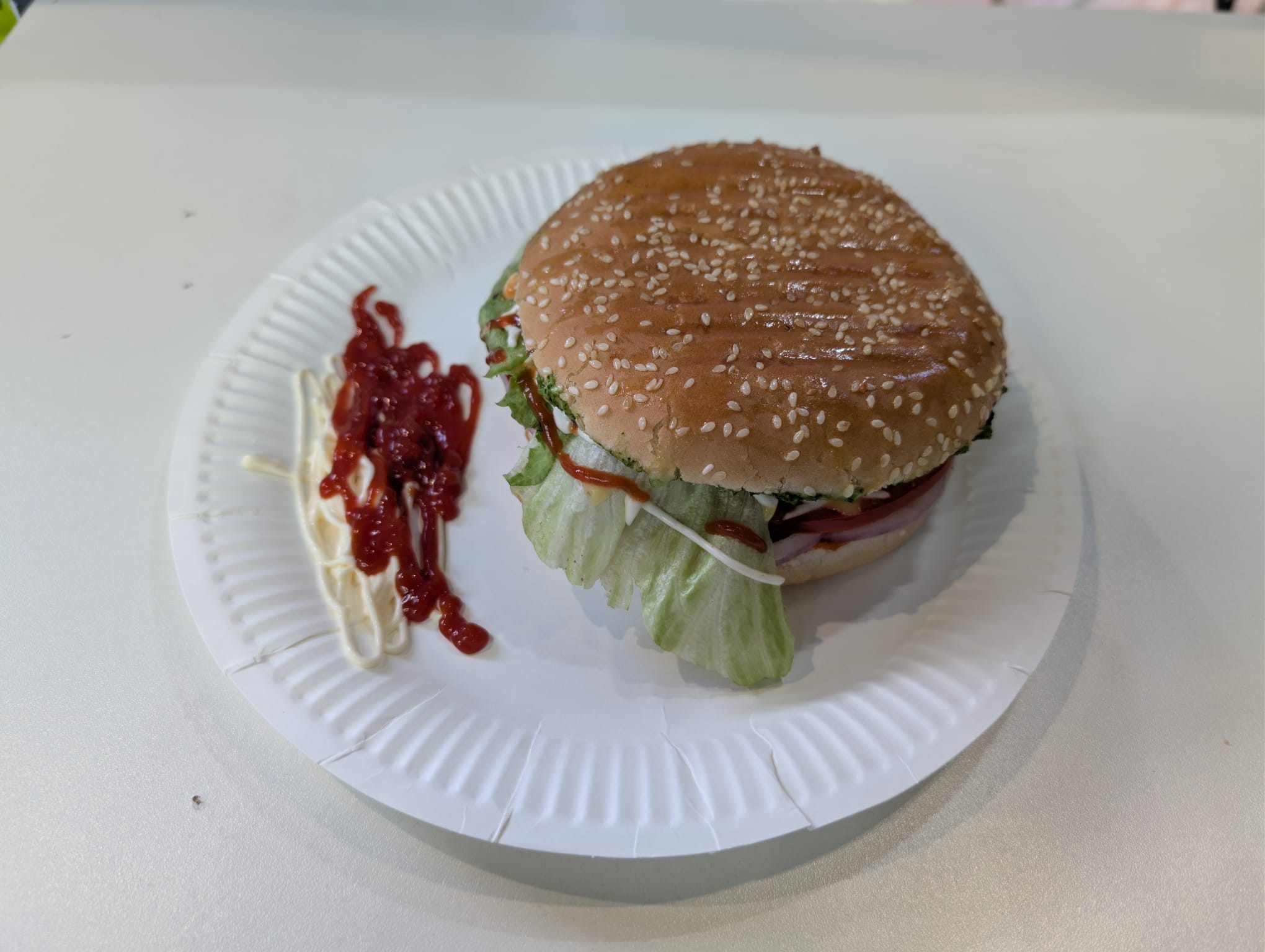 Cheesy Paneer Burger