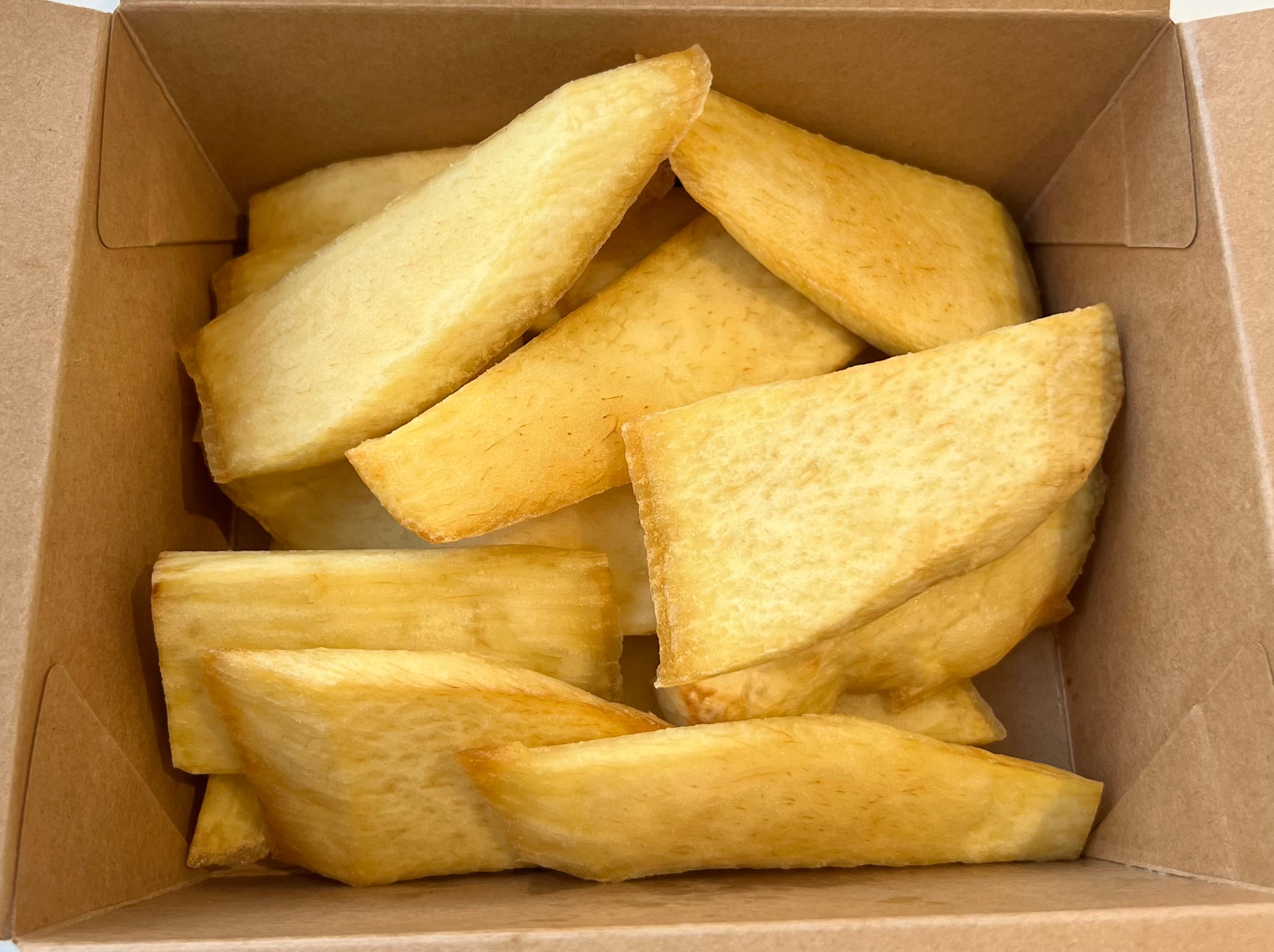 Chofi with Fried Yam Chips