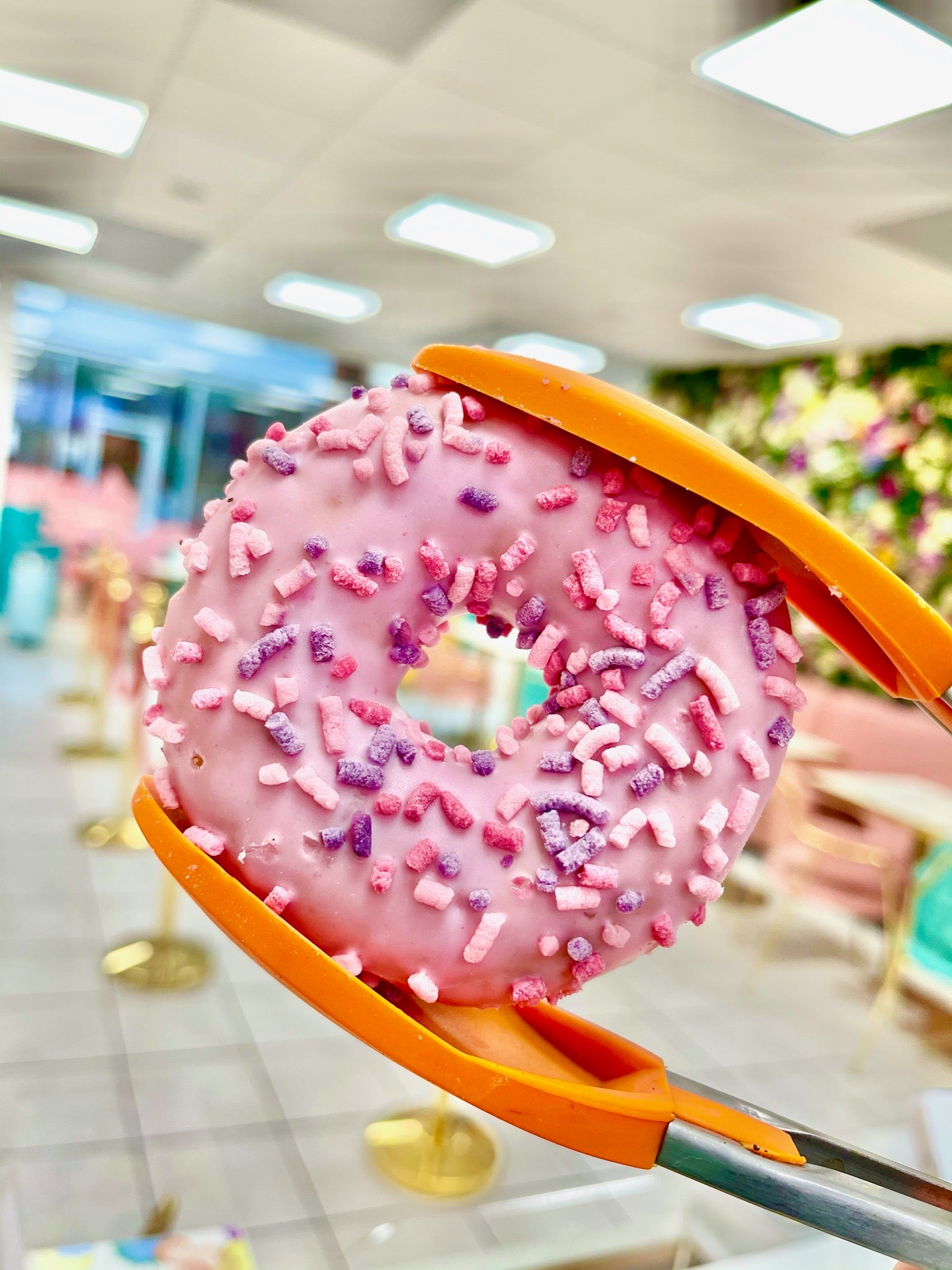 1 Glazed Doughnut with filling and top deco