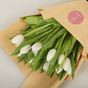 White Tulips Bouquet