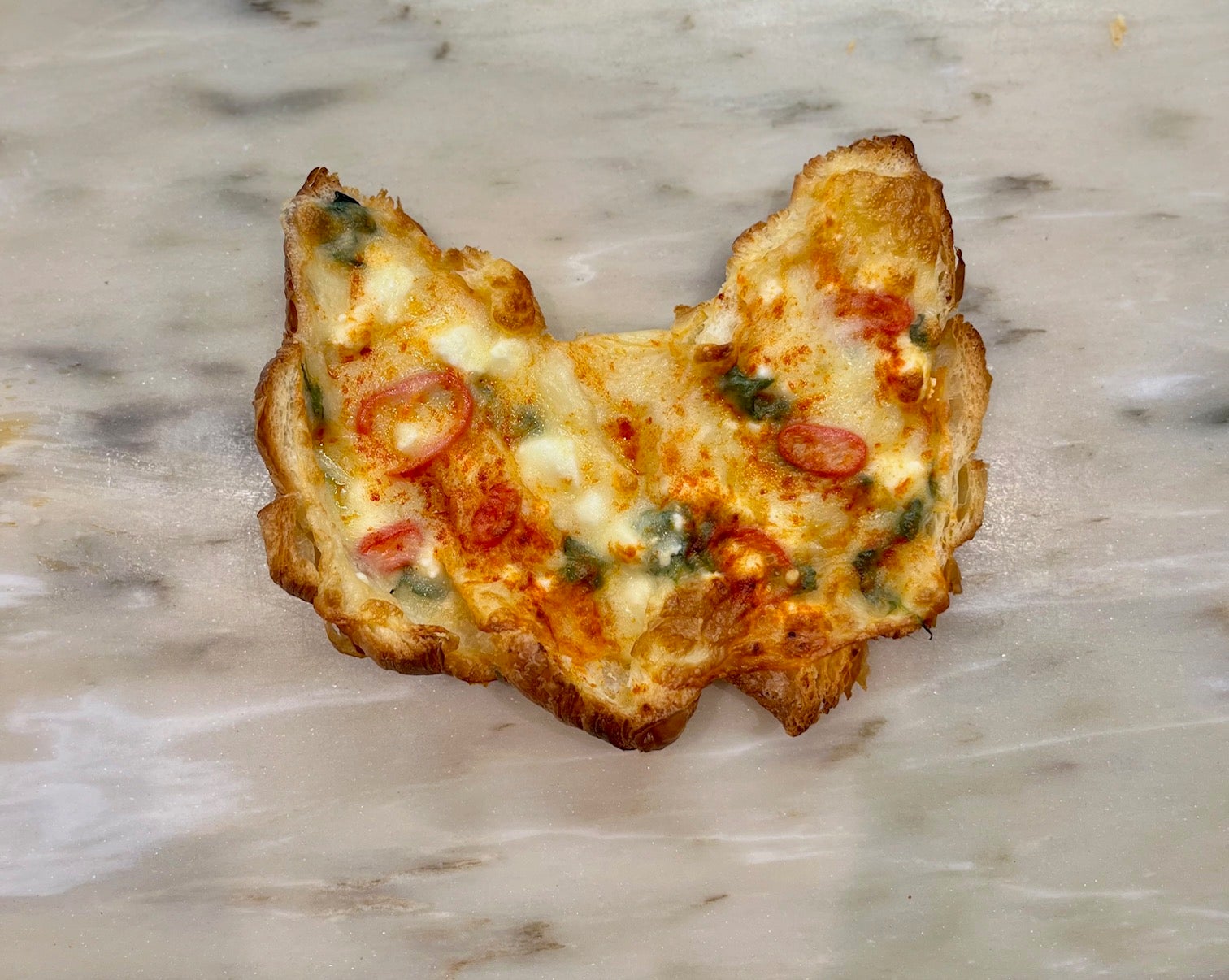 Spinach, Feta and Chilli Croissant