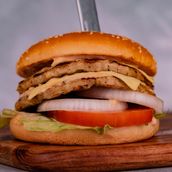 Grilled Double Chicken Burger