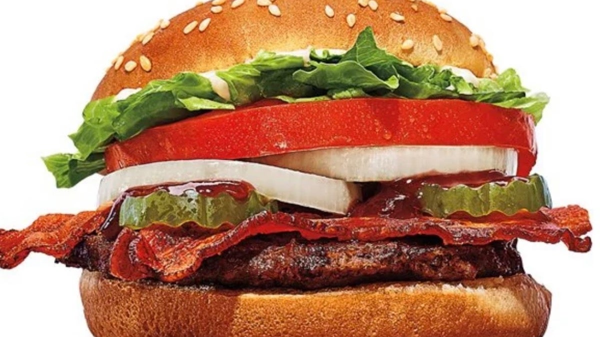 Bacon Whopper burger