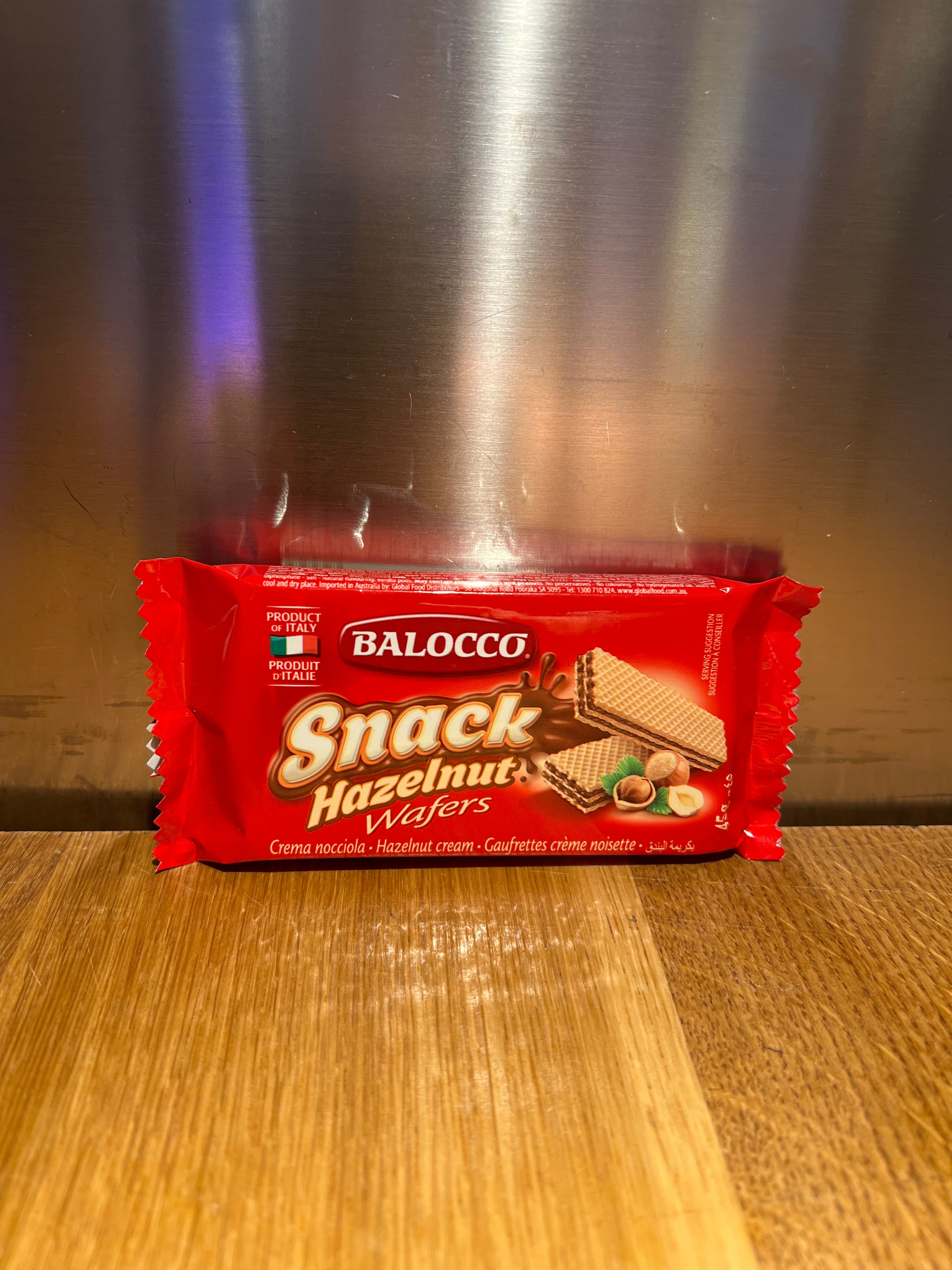 Balocco hazelnut wafers
