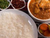 Maraq Meat with White Rice