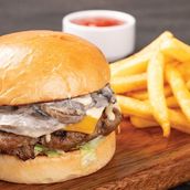 Mushroom Beef Burger