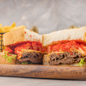 Toasted Cheetos Beef Burger