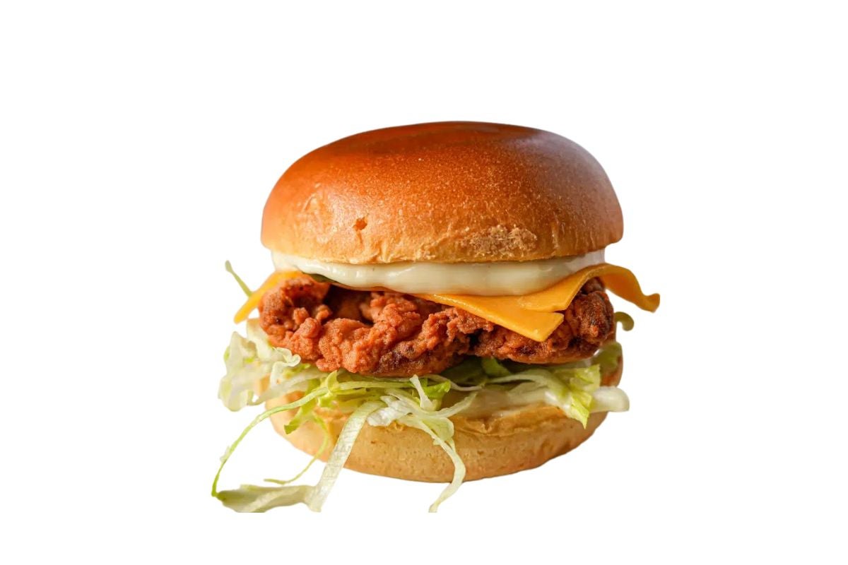 Create Your Own Crispy Fried Chicken Burger