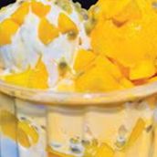 Passion Fruit Mango Sundae