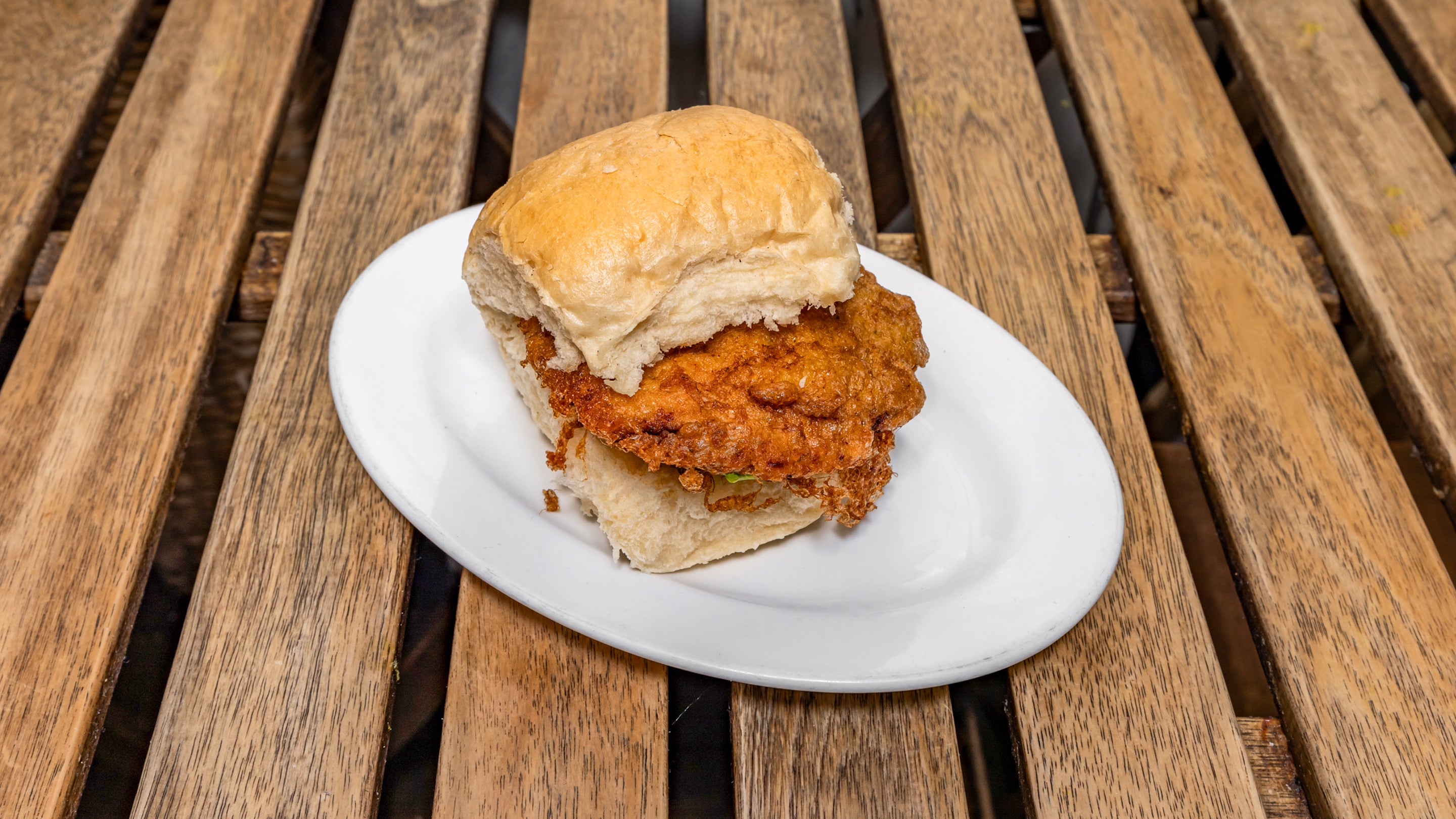 Chicken Catelese roll (burger roll)
