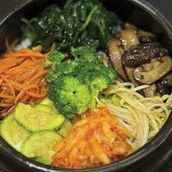 Korean Mixed Vegetable Bibimbap