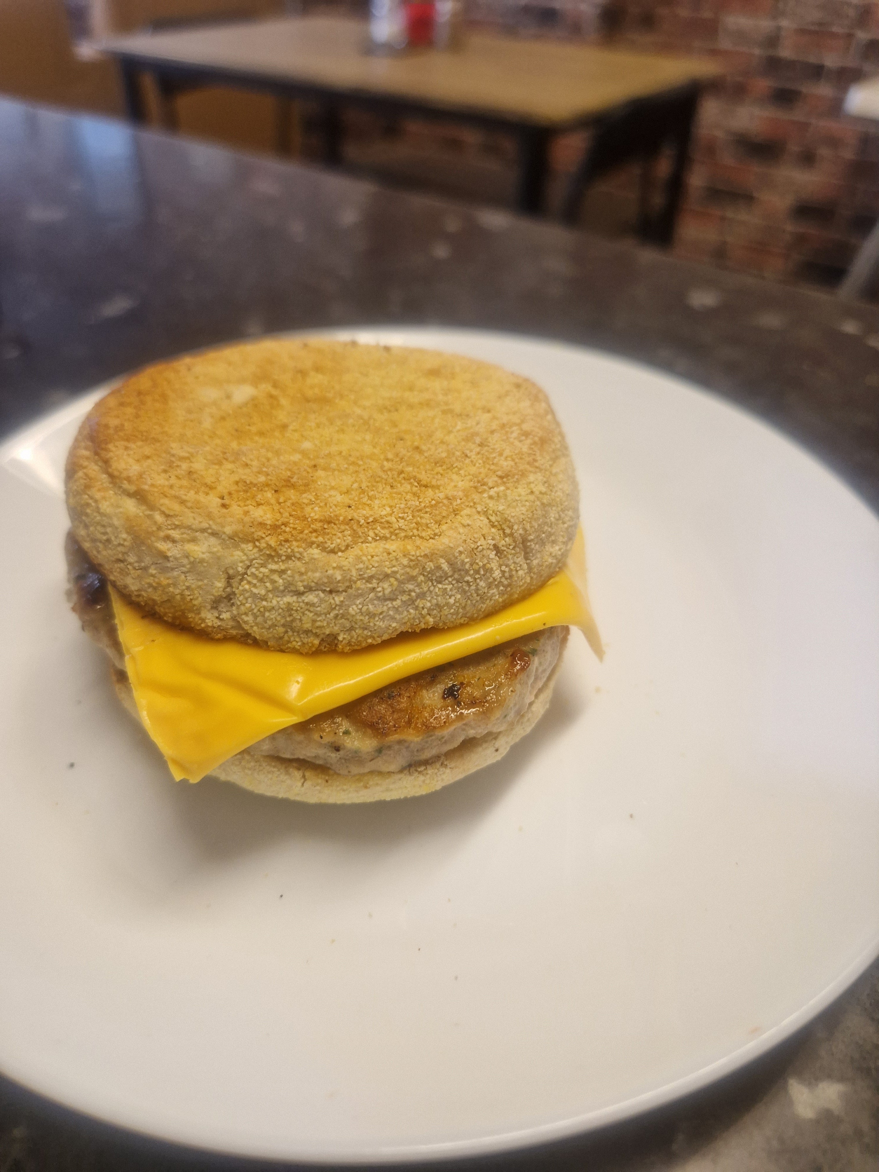 Sausage and Cheese Muffin - Sausage and Cheese