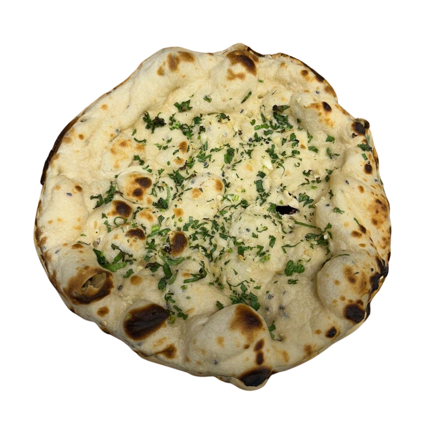 Vegan Coriander, Garlic and Kale Baby Naan
