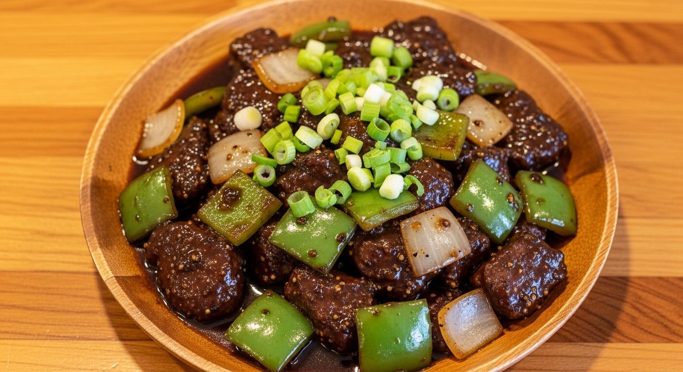 Beef in Black Pepper Sauce