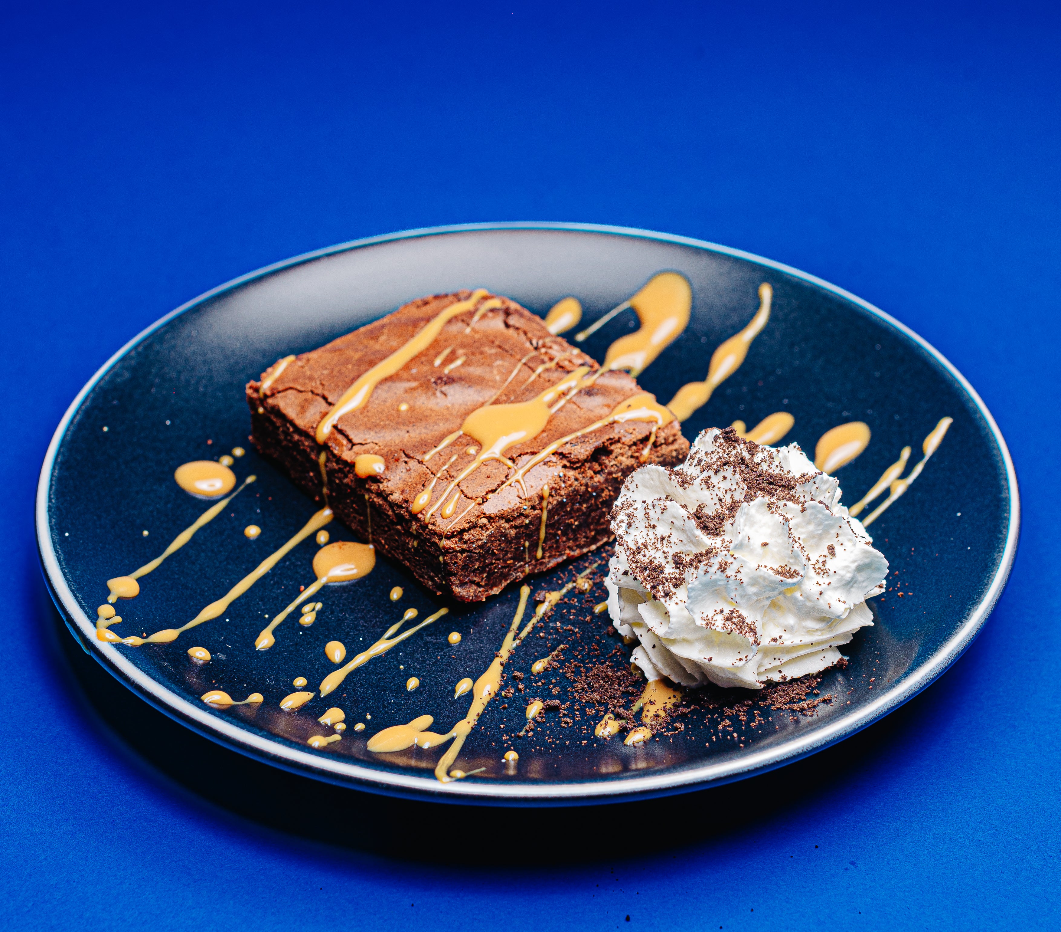 Chocolate Fudge Brownie with Dulce de Leche