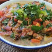 Beans with vegetable oil