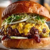 Classic beef burger