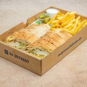 Cheesy Tawook Sandwich