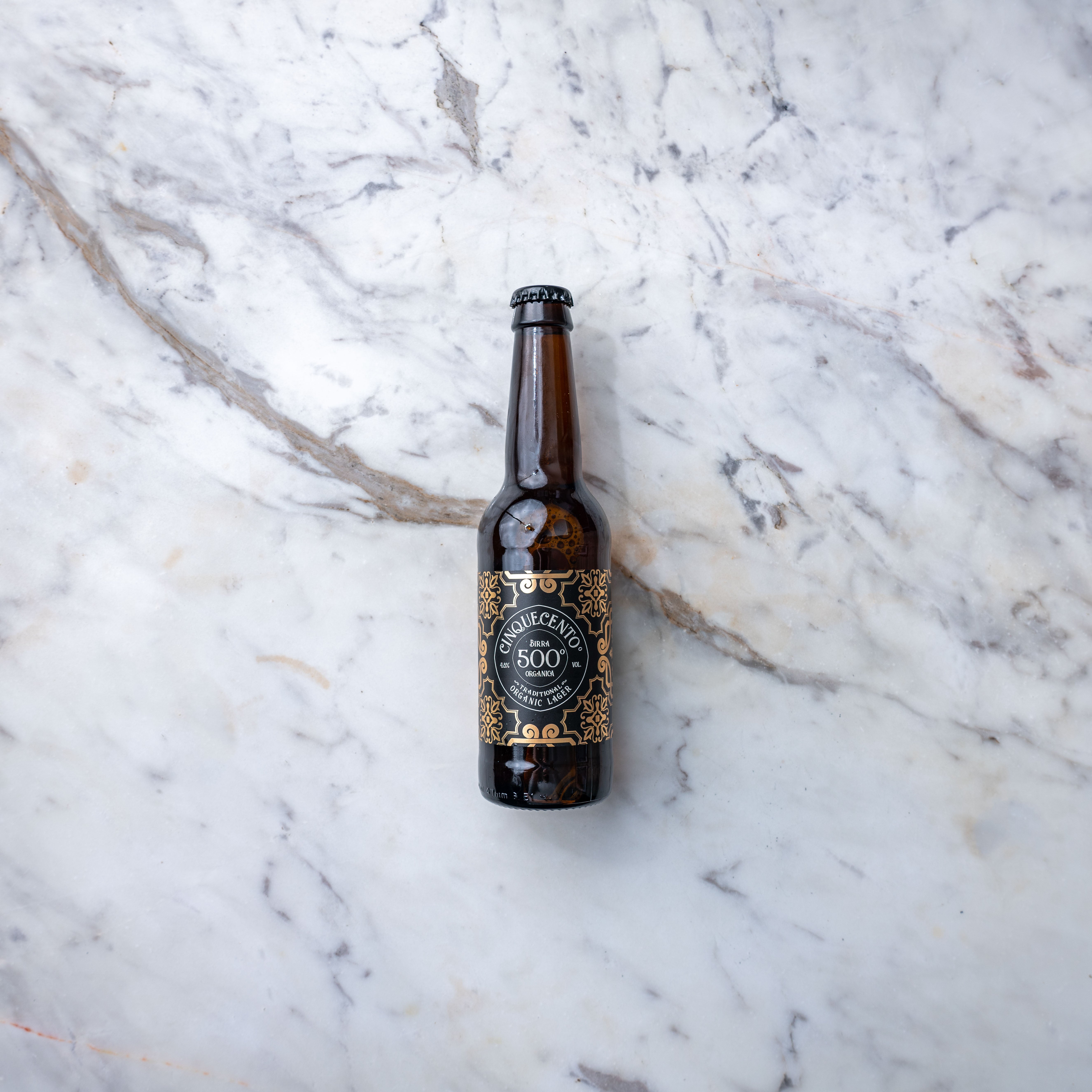 Cinquecento organic lager 330ml  4.8%