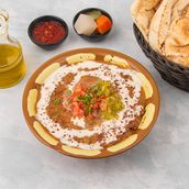Foul with Olive Oil Dish