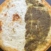 Pizza Labneh Zaatar Cheese