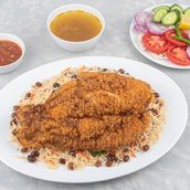 Afghani Pualo with Hamour Fish