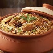 Chicken Handi Biryani (3 Persons)