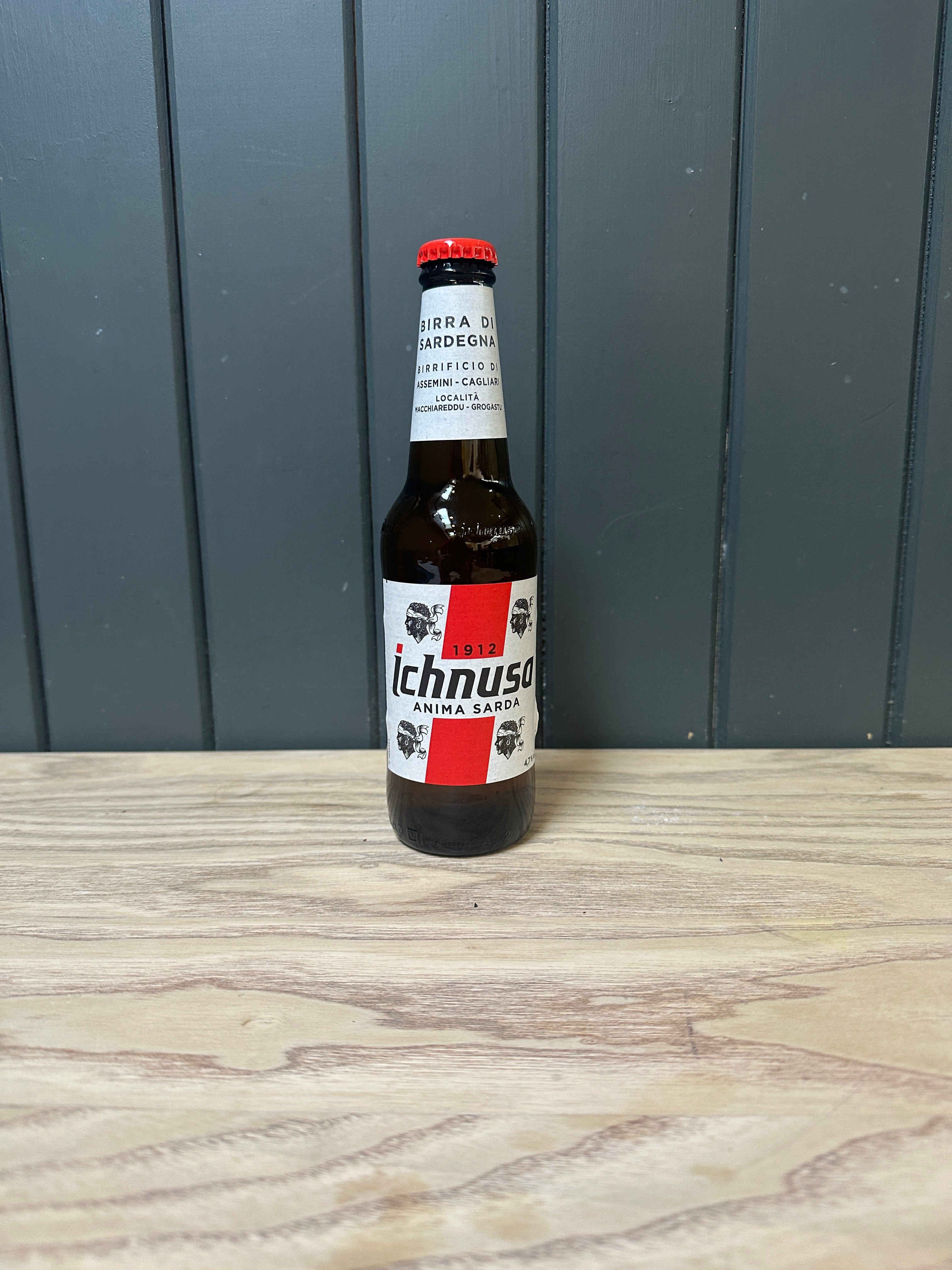 Ichnusa Sardinia Golden Lager 330ml bottle 4.7% (Italy)
