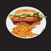 Crispy burger