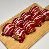 Creamy Strawberry Donuts