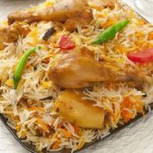 Chicken Biryani  Half Chicken  
