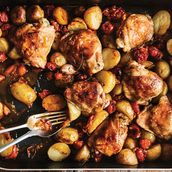 Potatoes With Chicken Tray