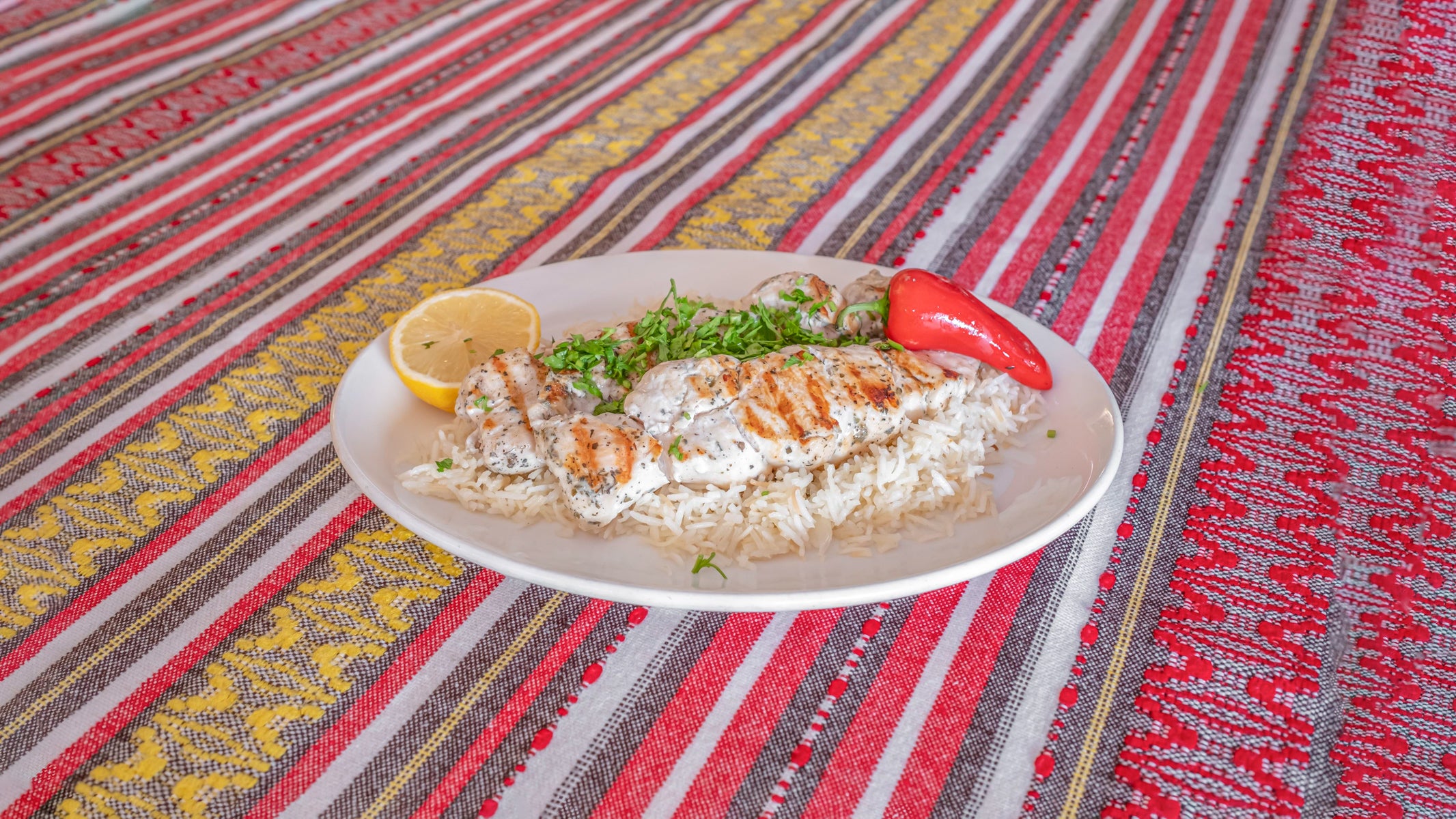 Large Chicken Souvlaki  Grill