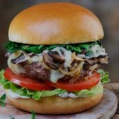 Beef Mashroom Burger