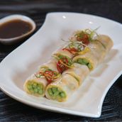 Asparagus Cheung Fun  الهليون شوفان