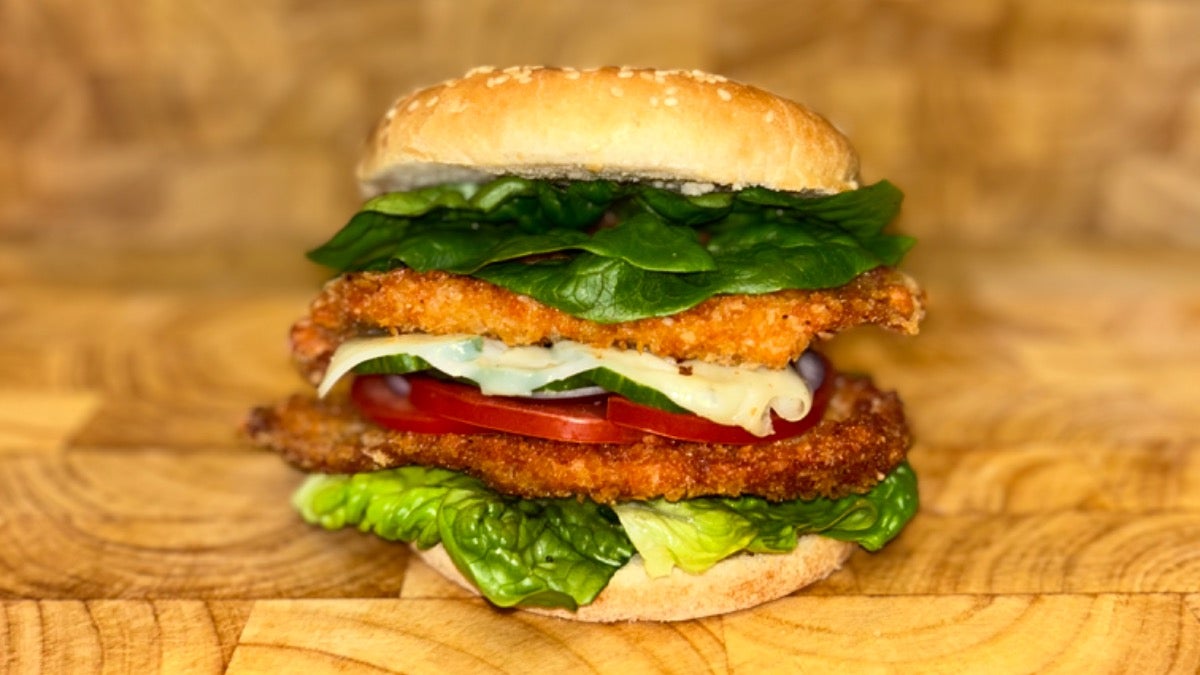 Double Chicken Burger