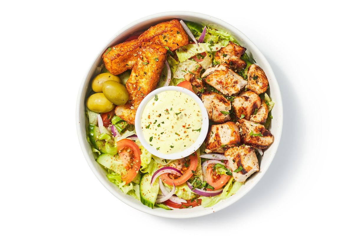 Chicken Souvlaki Bowl
