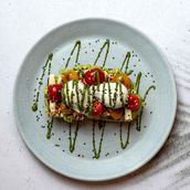 Halloumi And Avocado On Toast