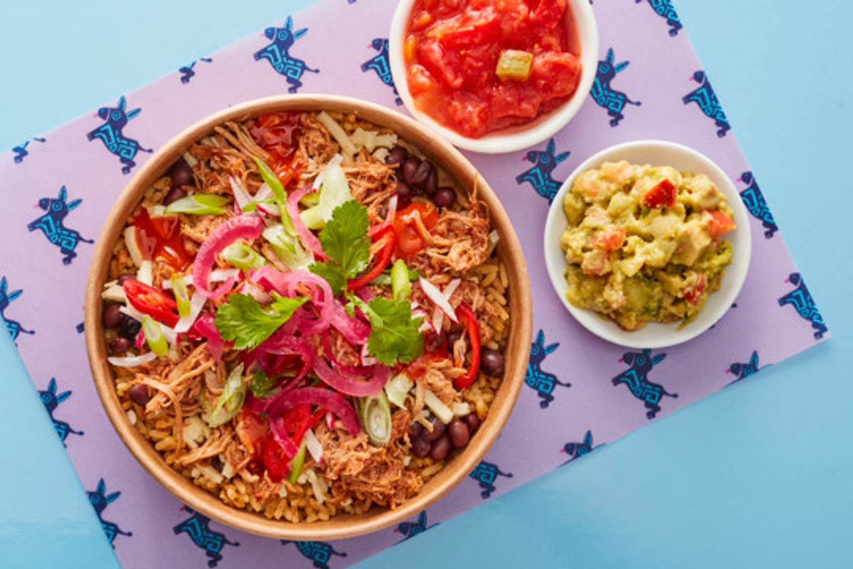 Pulled Pork Burrito Bowl