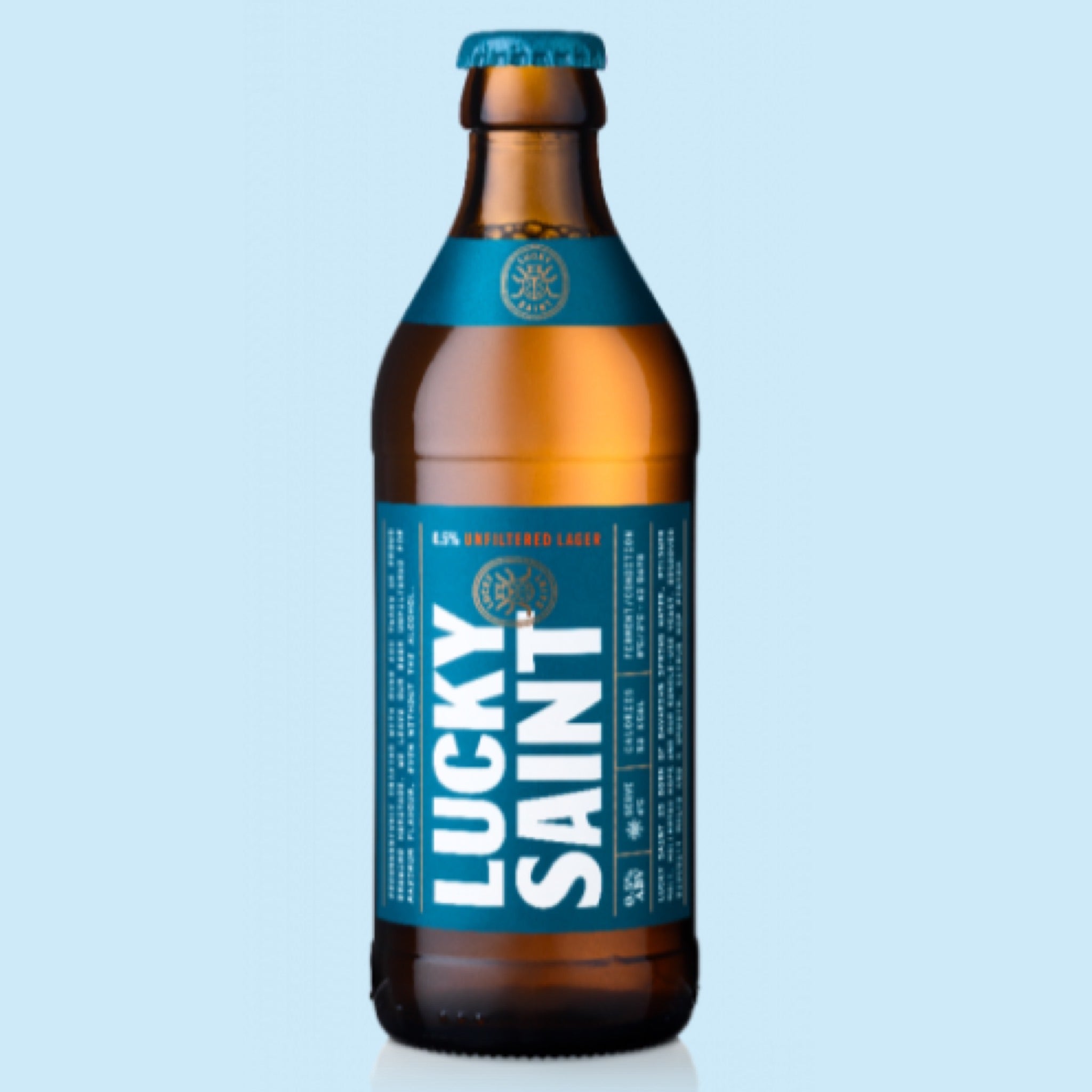 Lucky Saint low alcohol lager (bottle)