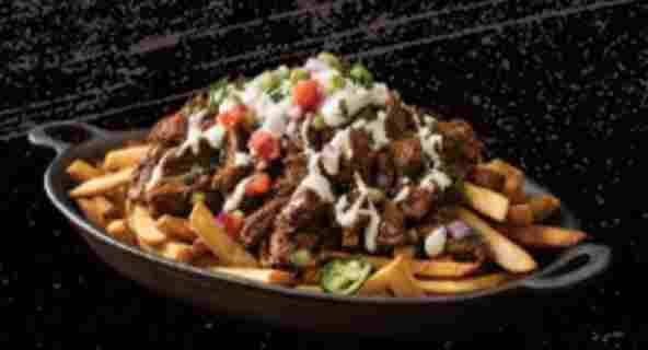 Chicken Shawarma and Fries