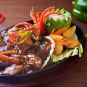Sizzler with Black Bean Sauce