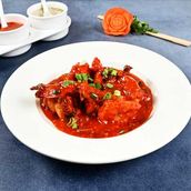 Schezwan Prawns.