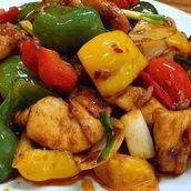 Stir Fried Chicken With Roasted Chilli Paste
