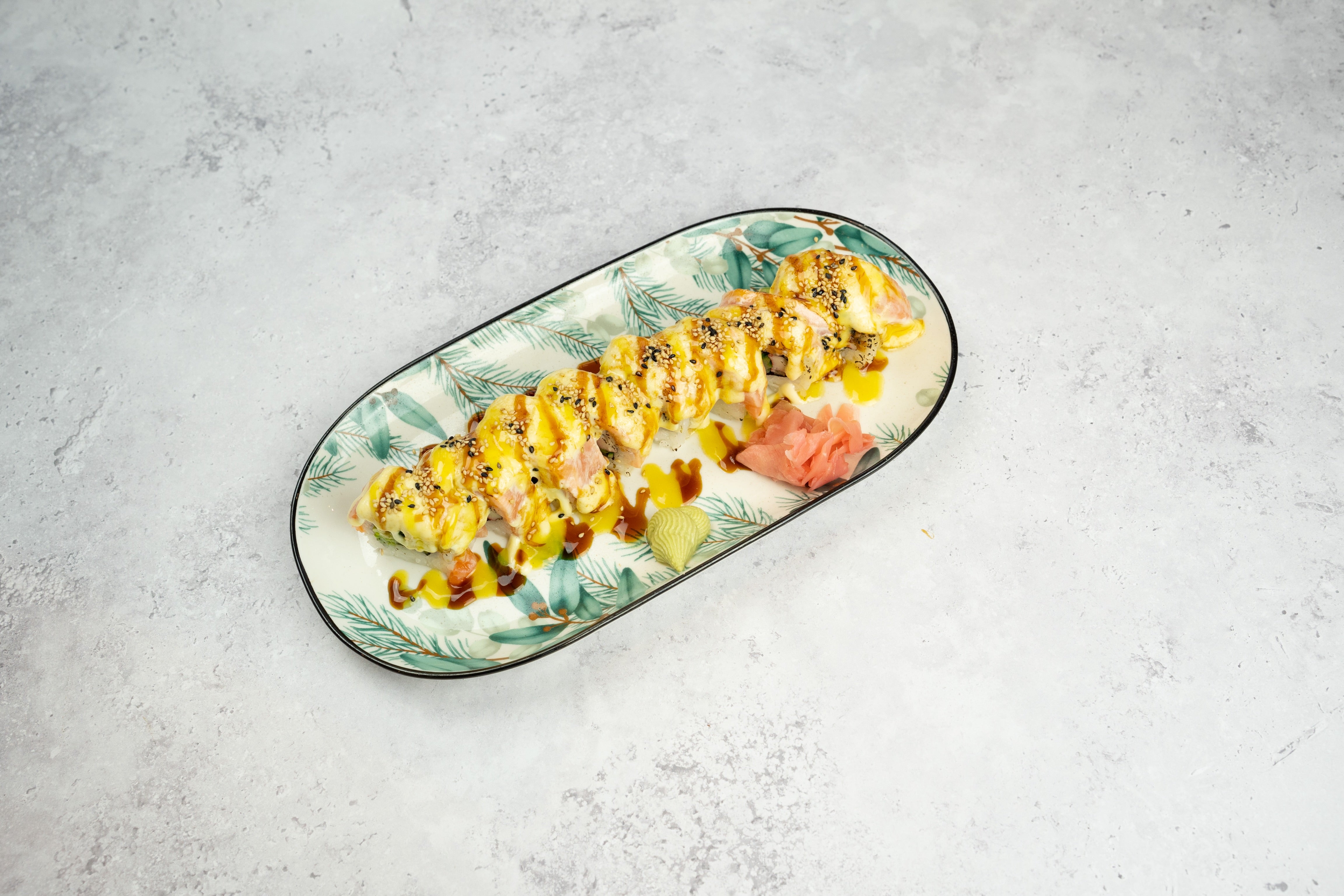 Baked Salmon Roll with Cheese