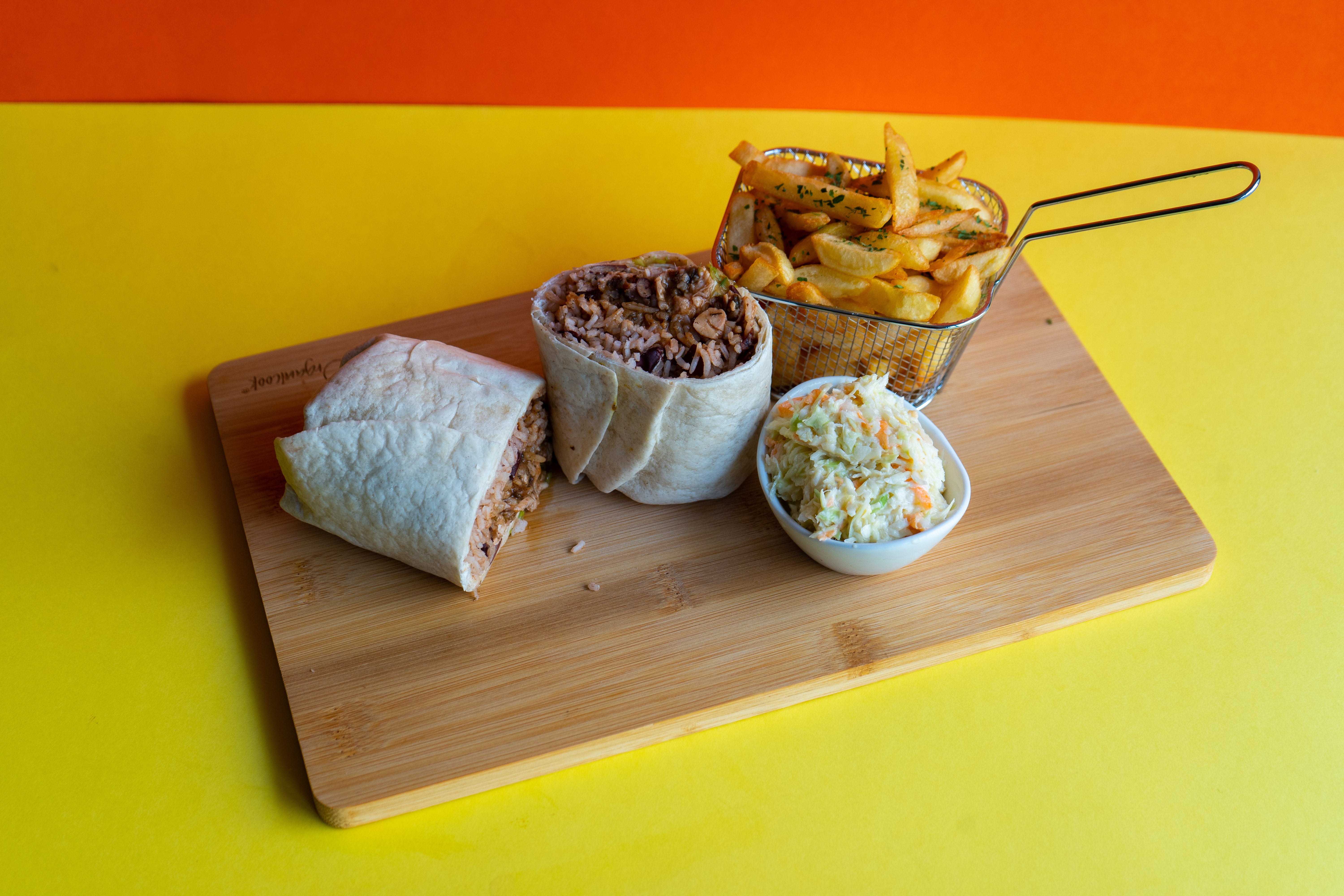 Fried Chicken Burrito