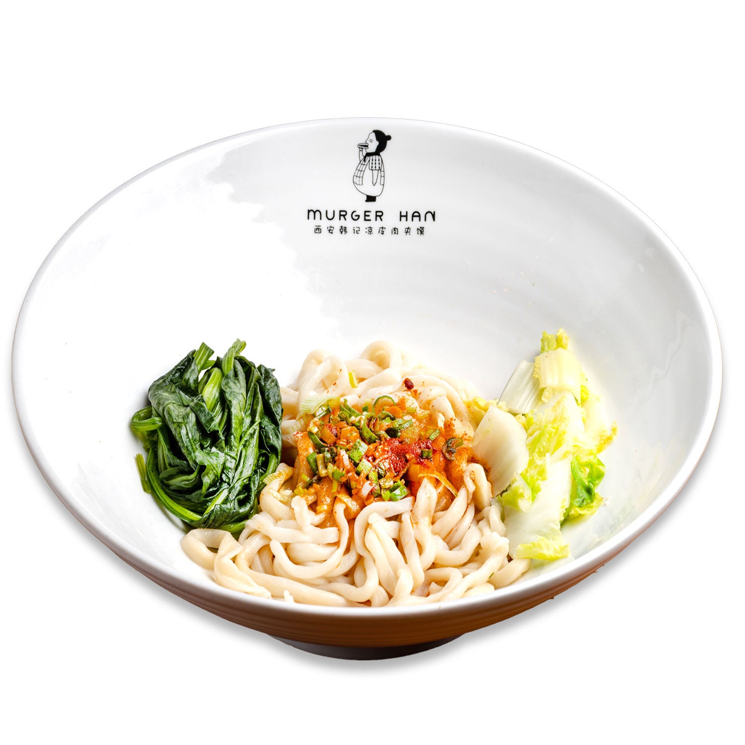 Latiaozi Noodle with Spring Onion Chilli Oil or Tomato Egg Sauce 油泼面/西红柿鸡蛋面 (VE)