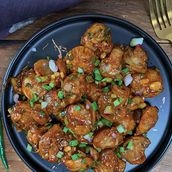 Mushroom Manchurian Dry